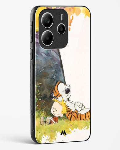 Calvin Hobbes Under Tree Glass Case Phone Cover (Xiaomi)