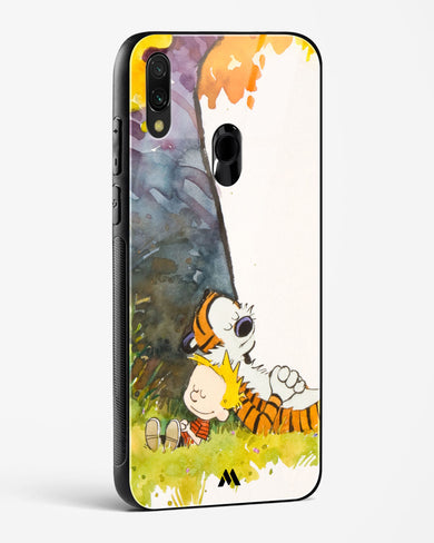 Calvin Hobbes Under Tree Glass Case Phone Cover-(Xiaomi)