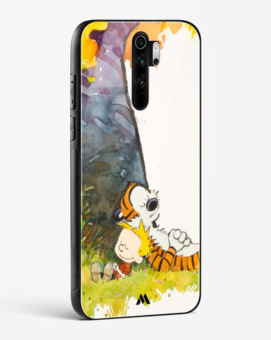 Calvin Hobbes Under Tree Glass Case Phone Cover-(Xiaomi)