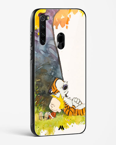 Calvin Hobbes Under Tree Glass Case Phone Cover-(Xiaomi)