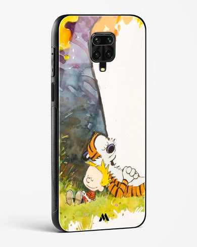 Calvin Hobbes Under Tree Glass Case Phone Cover-(Xiaomi)