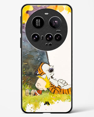 Calvin Hobbes Under Tree Glass Case Phone Cover (Xiaomi)