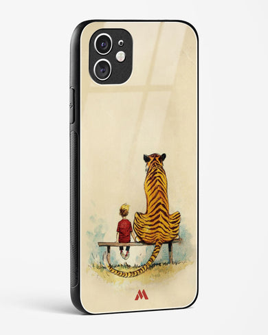 Calvin Hobbes Adolescence Glass Case Phone Cover (Apple)