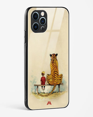 Calvin Hobbes Adolescence Glass Case Phone Cover (Apple)