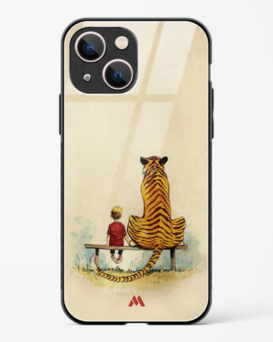 Calvin Hobbes Adolescence Glass Case Phone Cover-(Apple)