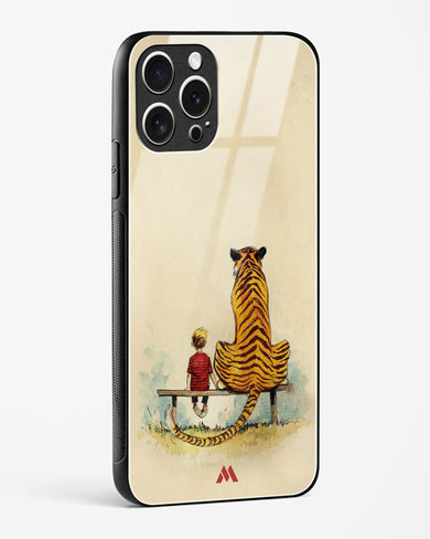 Calvin Hobbes Adolescence Glass Case Phone Cover (Apple)