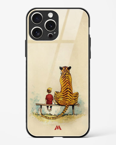 Calvin Hobbes Adolescence Glass Case Phone Cover-(Apple)