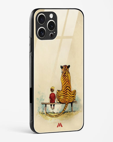 Calvin Hobbes Adolescence Glass Case Phone Cover (Apple)