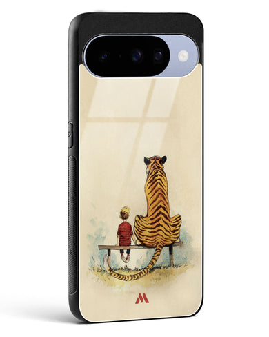 Calvin Hobbes Adolescence Glass Case Phone Cover (Google)