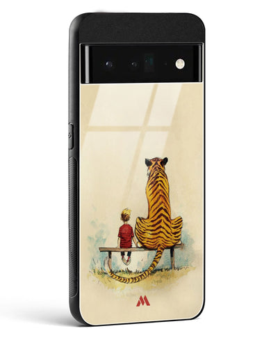 Calvin Hobbes Adolescence Glass Case Phone Cover (Google)