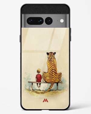 Calvin Hobbes Adolescence Glass Case Phone Cover (Google)