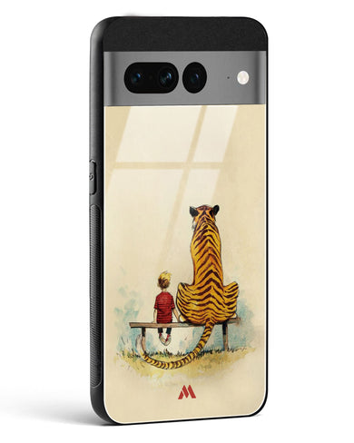 Calvin Hobbes Adolescence Glass Case Phone Cover (Google)