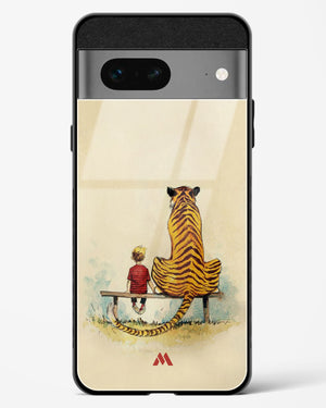 Calvin Hobbes Adolescence Glass Case Phone Cover (Google)