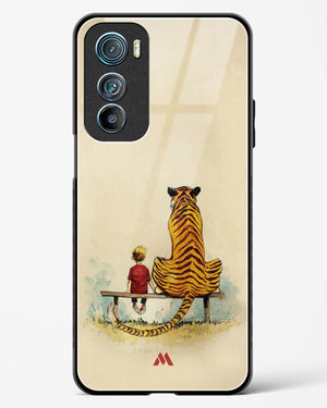 Calvin Hobbes Adolescence Glass Case Phone Cover-(Motorola)