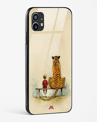 Calvin Hobbes Adolescence Glass Case Phone Cover (Nothing)