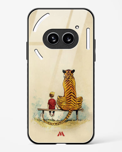 Calvin Hobbes Adolescence Glass Case Phone Cover (Nothing)