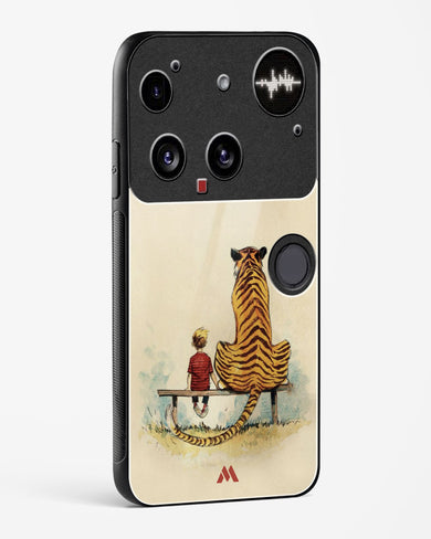 Calvin Hobbes Adolescence Glass Case Phone Cover (Nothing)