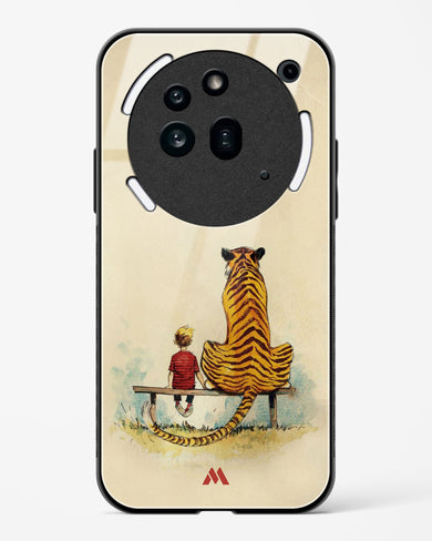 Calvin Hobbes Adolescence Glass Case Phone Cover (Nothing)