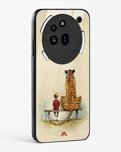 Calvin Hobbes Adolescence Glass Case Phone Cover (Nothing)