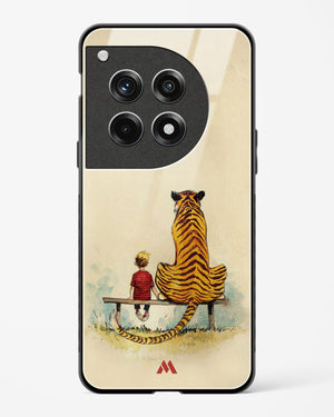 Calvin Hobbes Adolescence Glass Case Phone Cover (OnePlus)