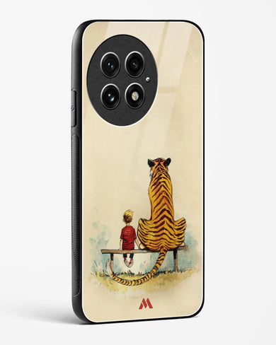 Calvin Hobbes Adolescence Glass Case Phone Cover (OnePlus)