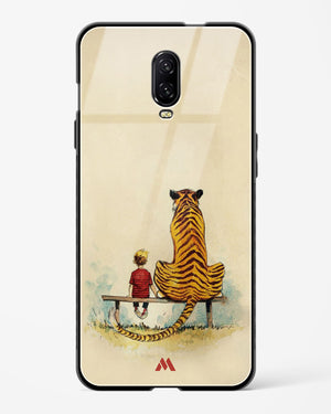 Calvin Hobbes Adolescence Glass Case Phone Cover (OnePlus)