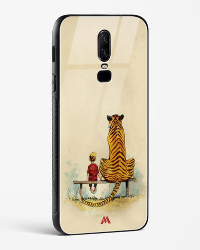 Calvin Hobbes Adolescence Glass Case Phone Cover (OnePlus)