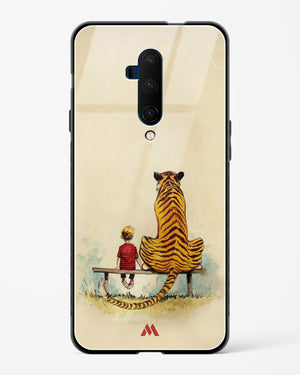 Calvin Hobbes Adolescence Glass Case Phone Cover (OnePlus)