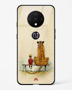 Calvin Hobbes Adolescence Glass Case Phone Cover (OnePlus)