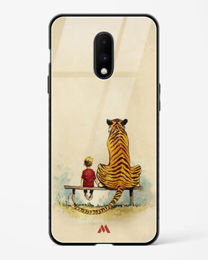 Calvin Hobbes Adolescence Glass Case Phone Cover (OnePlus)