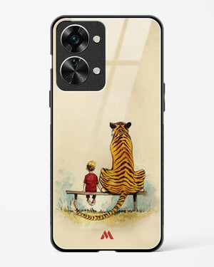 Calvin Hobbes Adolescence Glass Case Phone Cover (OnePlus)