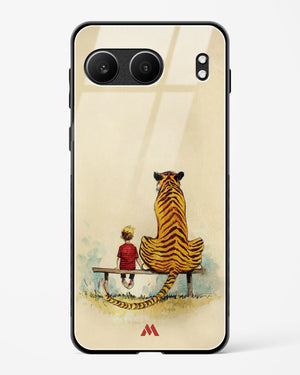 Calvin Hobbes Adolescence Glass Case Phone Cover (OnePlus)