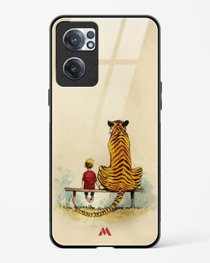 Calvin Hobbes Adolescence Glass Case Phone Cover (OnePlus)