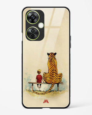 Calvin Hobbes Adolescence Glass Case Phone Cover (OnePlus)