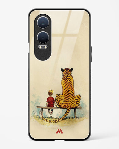 Calvin Hobbes Adolescence Glass Case Phone Cover (OnePlus)