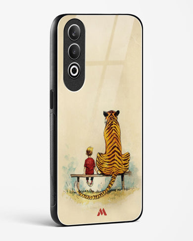 Calvin Hobbes Adolescence Glass Case Phone Cover (OnePlus)