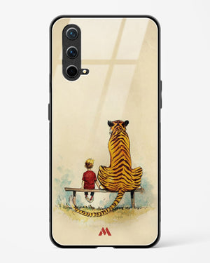 Calvin Hobbes Adolescence Glass Case Phone Cover (OnePlus)