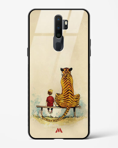 Calvin Hobbes Adolescence Glass Case Phone Cover-(Oppo)