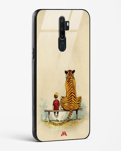 Calvin Hobbes Adolescence Glass Case Phone Cover (Oppo)