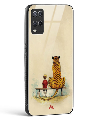 Calvin Hobbes Adolescence Glass Case Phone Cover (Oppo)