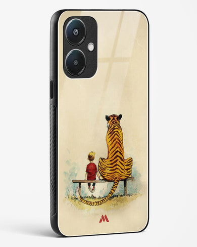 Calvin Hobbes Adolescence Glass Case Phone Cover (Oppo)