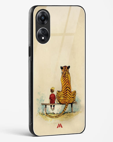 Calvin Hobbes Adolescence Glass Case Phone Cover-(Oppo)