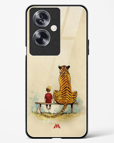 Calvin Hobbes Adolescence Glass Case Phone Cover (Oppo)