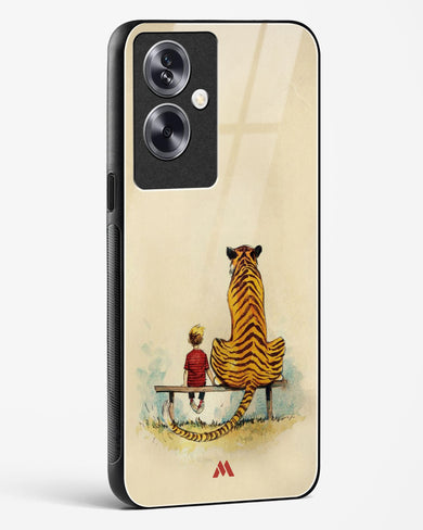 Calvin Hobbes Adolescence Glass Case Phone Cover (Oppo)