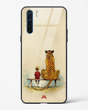 Calvin Hobbes Adolescence Glass Case Phone Cover-(Oppo)