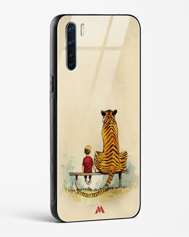 Calvin Hobbes Adolescence Glass Case Phone Cover-(Oppo)