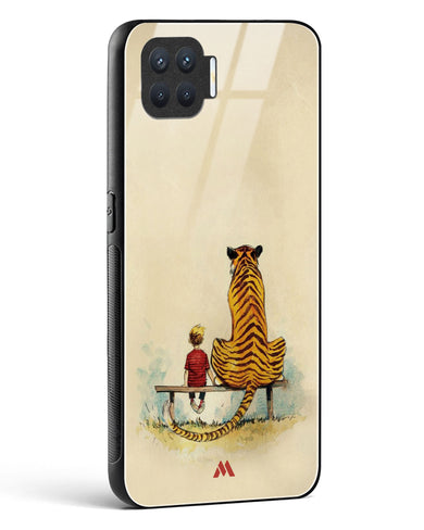 Calvin Hobbes Adolescence Glass Case Phone Cover-(Oppo)