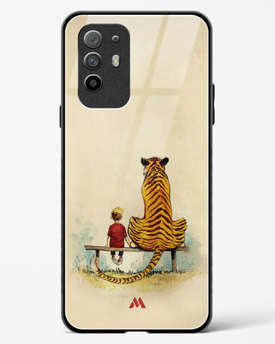 Calvin Hobbes Adolescence Glass Case Phone Cover-(Oppo)