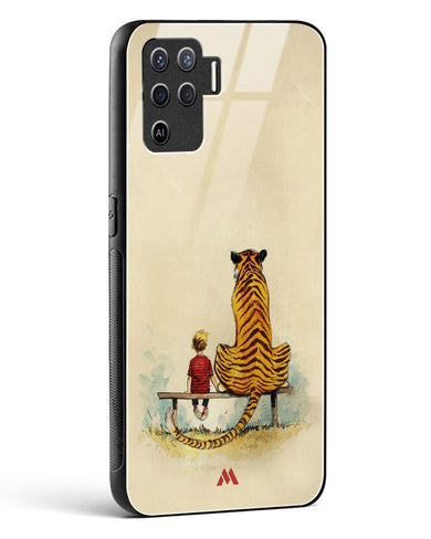 Calvin Hobbes Adolescence Glass Case Phone Cover-(Oppo)