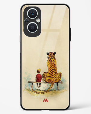 Calvin Hobbes Adolescence Glass Case Phone Cover (Oppo)